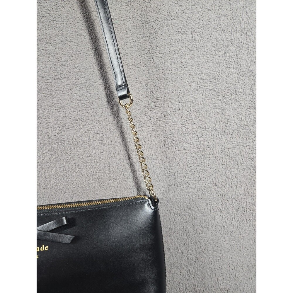 Kate Spade New York Sawyer Street Declan Black Leather Crossbody Bag - Picture 5 of 13